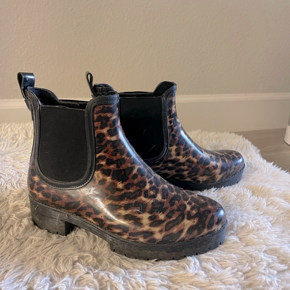 Jeffrey Campbell Leopard Rain boots - Picture 3 of 3